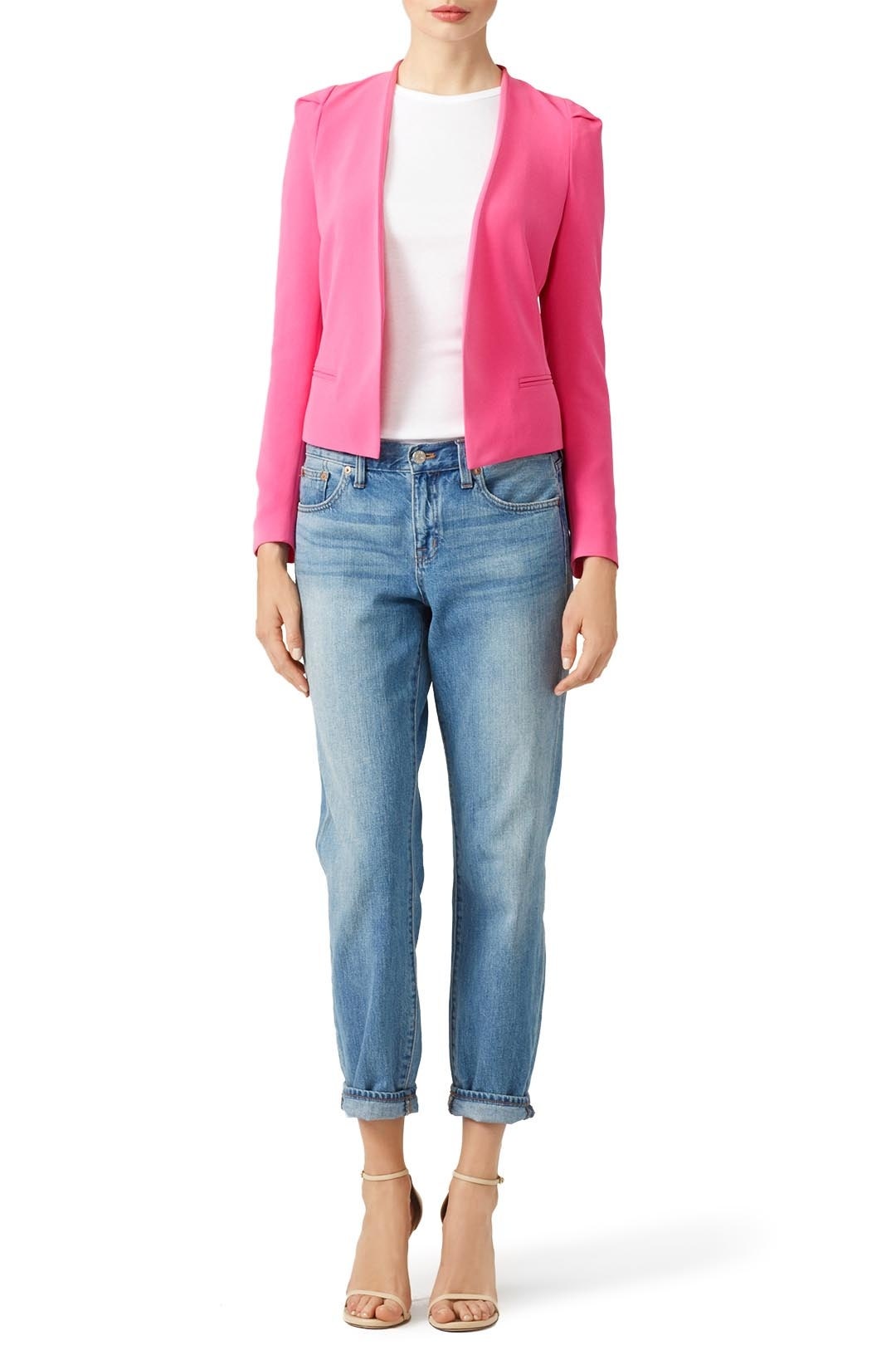 Fuchsia Refine Suit Jacket by Rebecca Taylor NYC 0