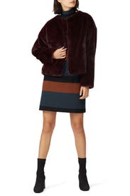 Starry Night Faux Fur Jacket by Sanctuary