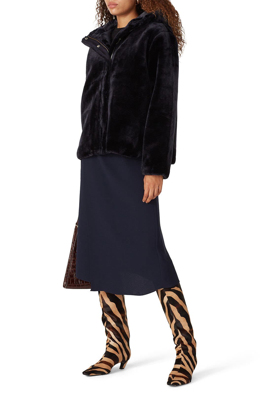 Sabal Faux Fur Jacket by Samsoe | Rent the Runway