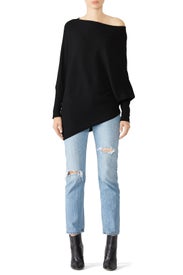 Black Dash Sweater by Wish