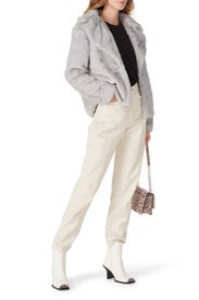 Rider Faux Fur Jacket by Wish