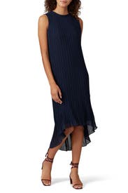 Pleated High Low Dress by Club Monaco