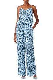 Blue Dusk Jumpsuit by Lilly Pulitzer