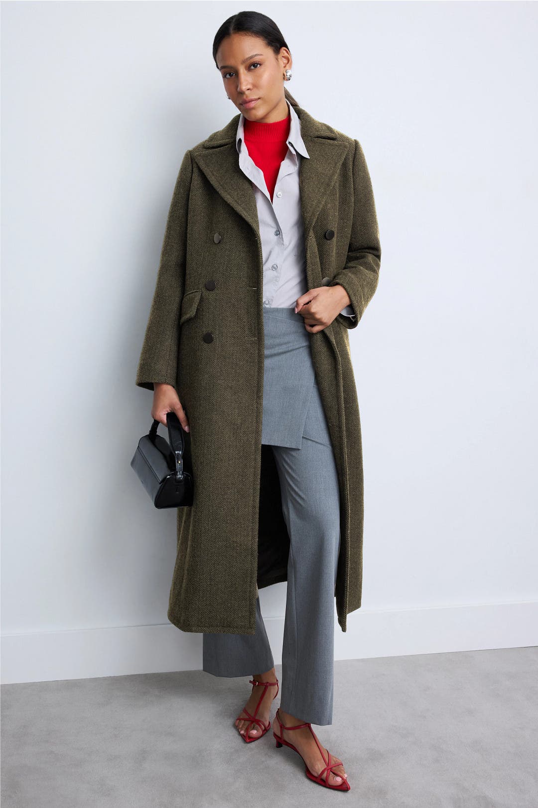Fitted Long Wool Coat by Eudon Choi x RTR | Rent the Runway