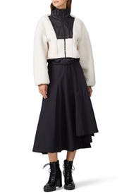 Cropped Faux Shearling Bomber Jacket by 3.1 Phillip Lim