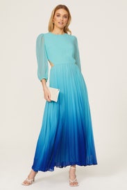 Morgan Pleated Ombre Maxi by Rachel Rachel Roy