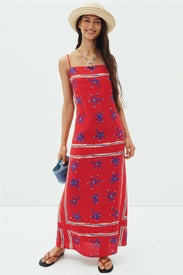 Laura Linen Maxi Dress by Staud