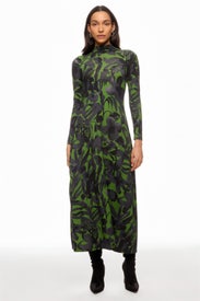 Green Speculus Dress by Untitled in Motion