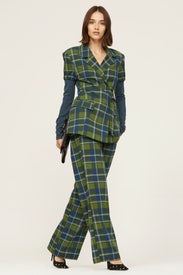Classic Plaid V Pants by WEWOREWHAT