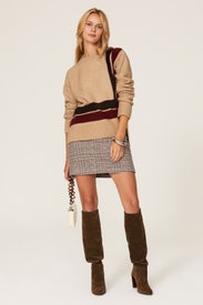 Two Stripe Blanket Sweater by Derek Lam 10 Crosby x RTR