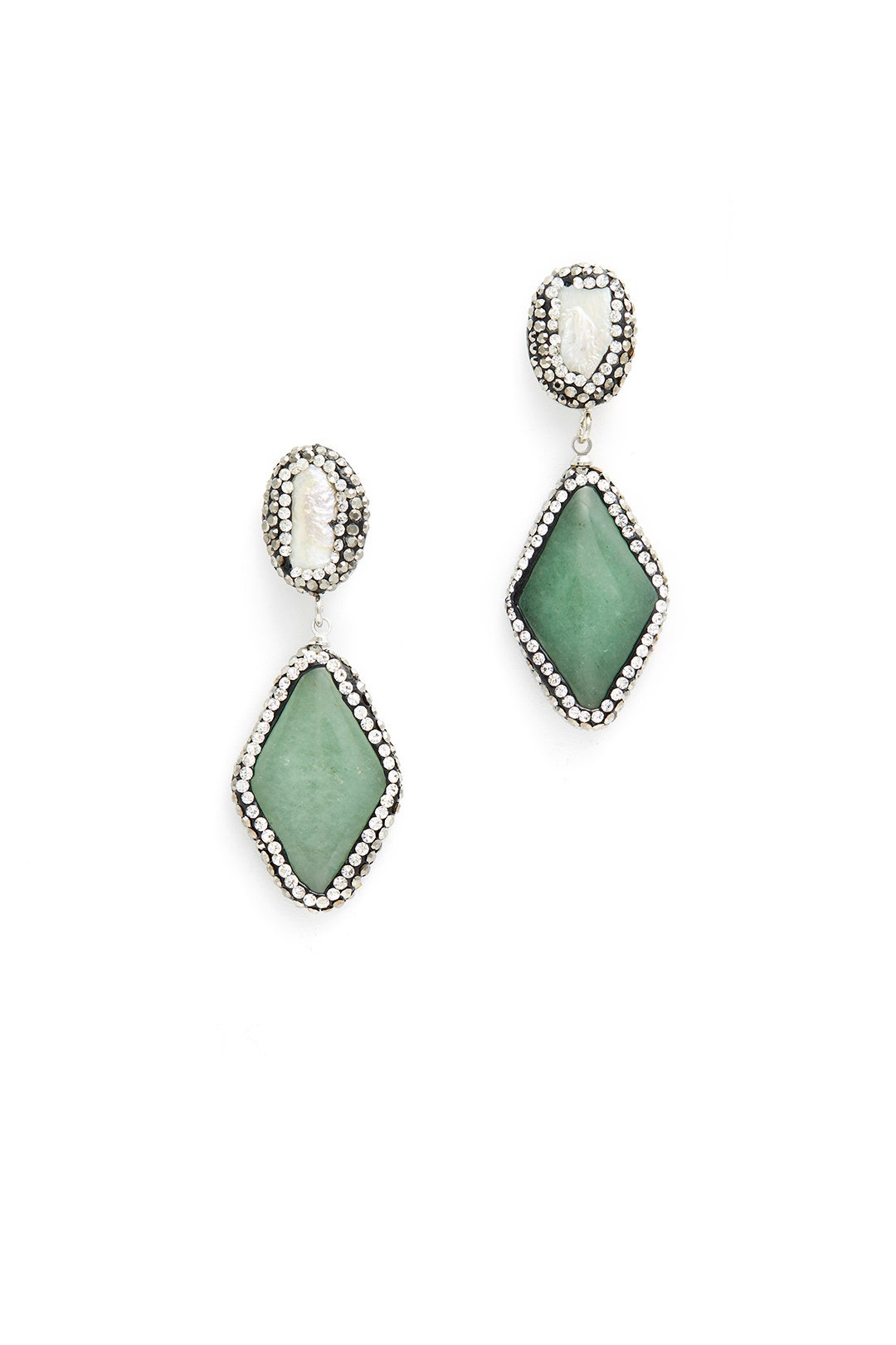Jade Babette Drop Earrings by Elise M.