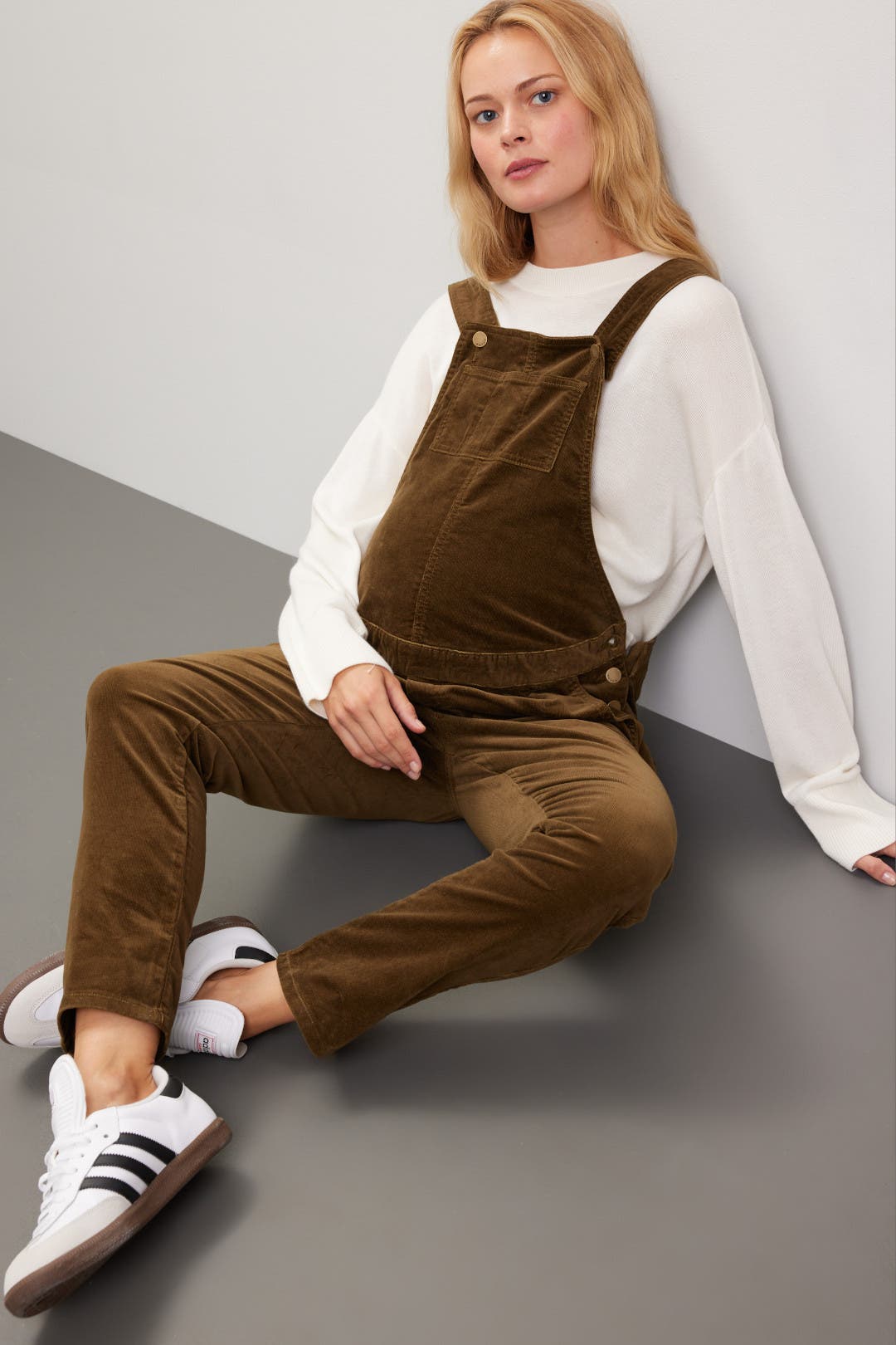 Selma Corduroy Overalls by HATCH | Rent the Runway