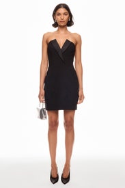 Stretch Crepe Mini Dress by Liv Foster