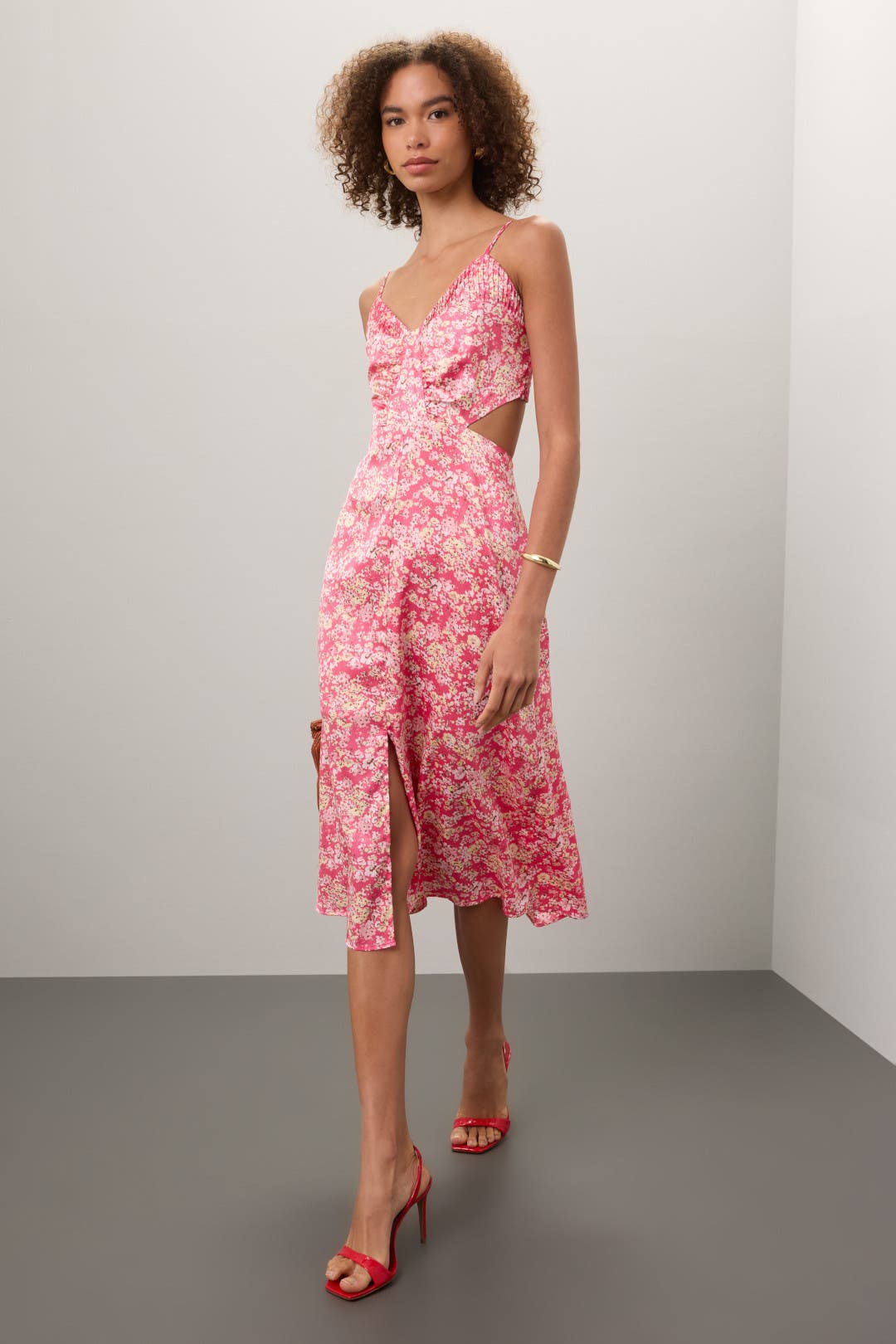 ワンピース Muguet printed Romantic Dress kyoplan / Muguet-printed Romantic Dress