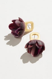 Rose Petal Earrings by Lele Sadoughi