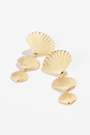 Anisah Lux Shell Earrings by Mignonne Gavigan