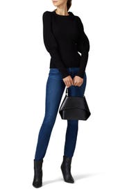 Shoulder Tie Sweater by ML Monique Lhuillier