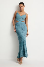 Camila Coelho Crochet Midi Dress by PatBO