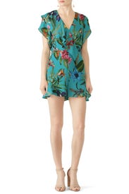 Blue Floral Bradley Romper by Parker