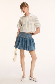 Roselle Striped Button Up by Sandro