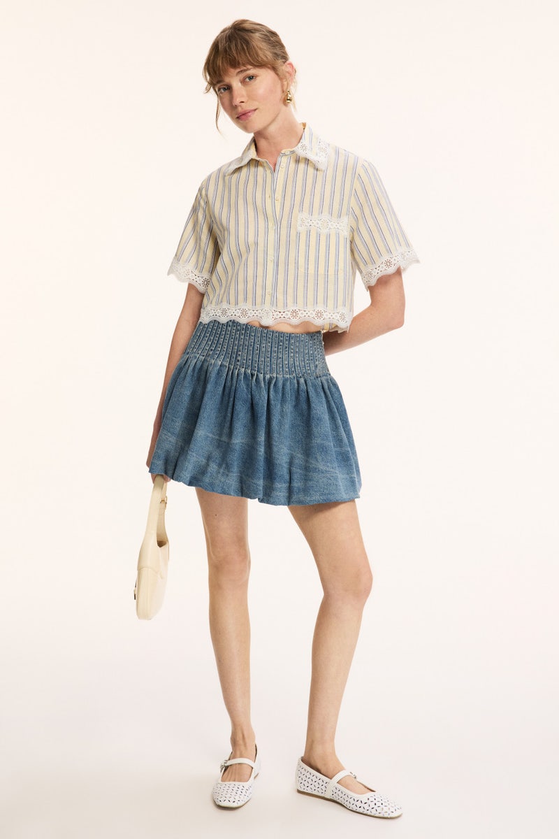 Roselle Striped Button Up by Sandro - Photo 0