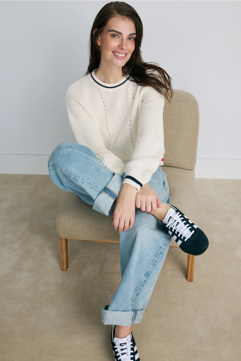 Vienna Tipped Sweater by Splendid