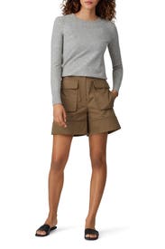 Myriam Cuffed Cargo Shorts by Tibi