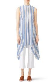Blue Striped Tunic by Tome