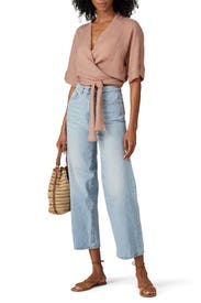 Sprung Wrap Blouse by Wish