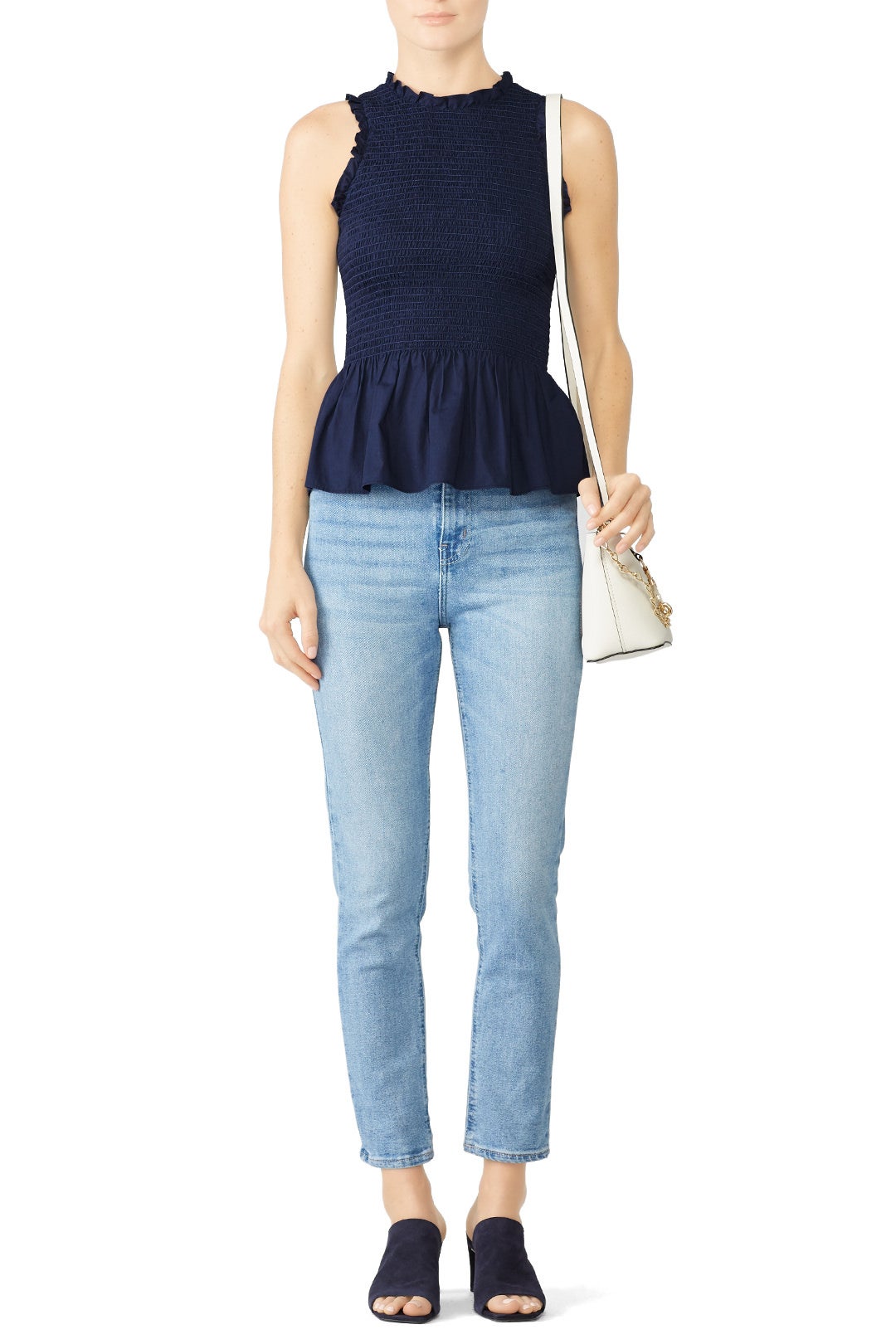 Blue Lorraine Top by Amanda Uprichard 0