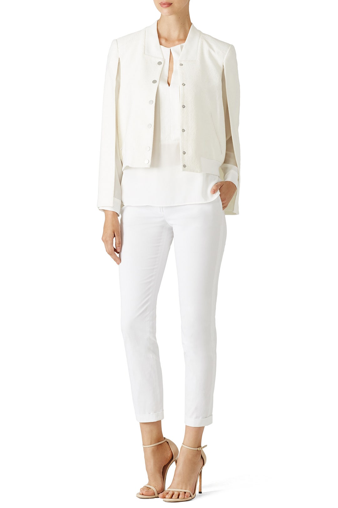 White Cape Travis Jacket by BCBGMAXAZRIA 0