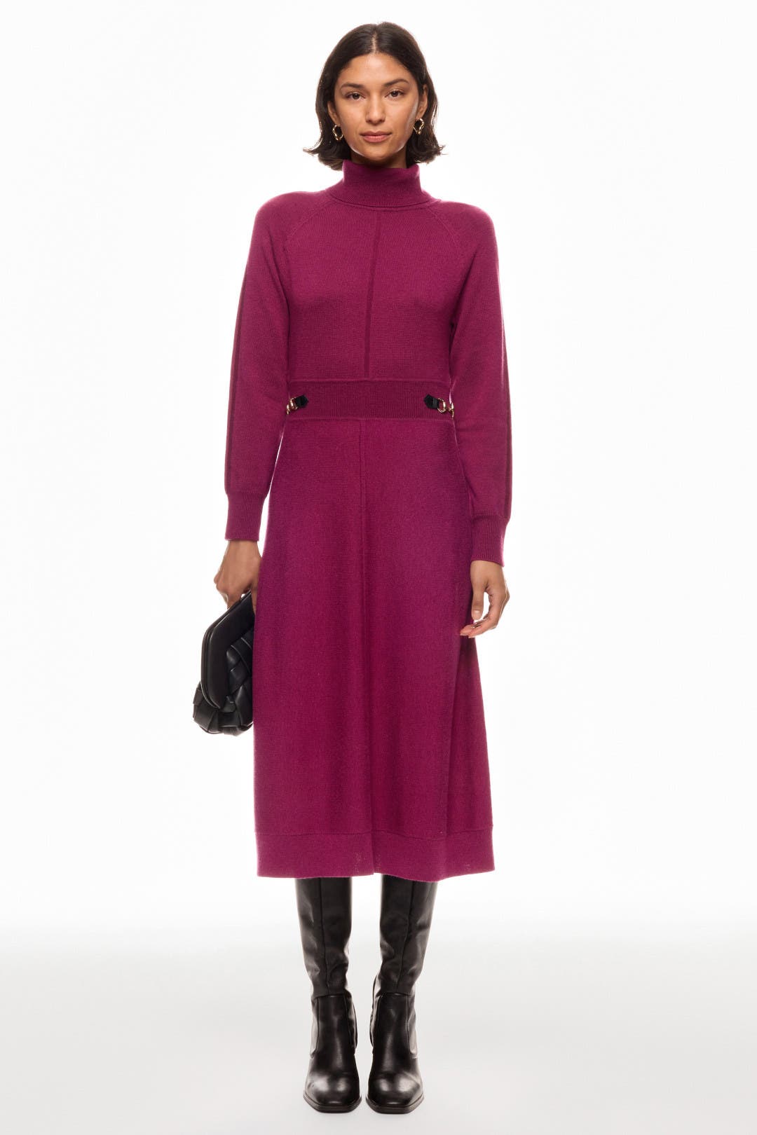 Midi Sweater Dress With Hardware Detail by Derek Lam 10