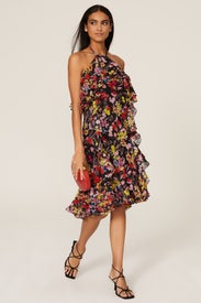 Floral Halter Neck Dress by Jason Wu x RTR