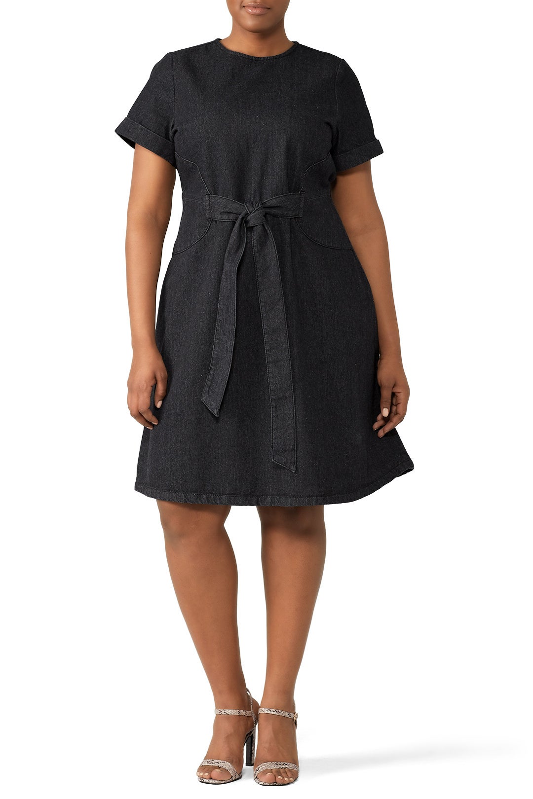 Denim Flare Dress by LOST INK 0