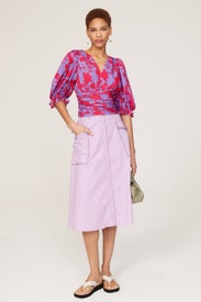 Pink Floral Crop Top by Slate & Willow