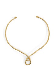 Twisted Gold Collar Necklace by Alexis Bittar