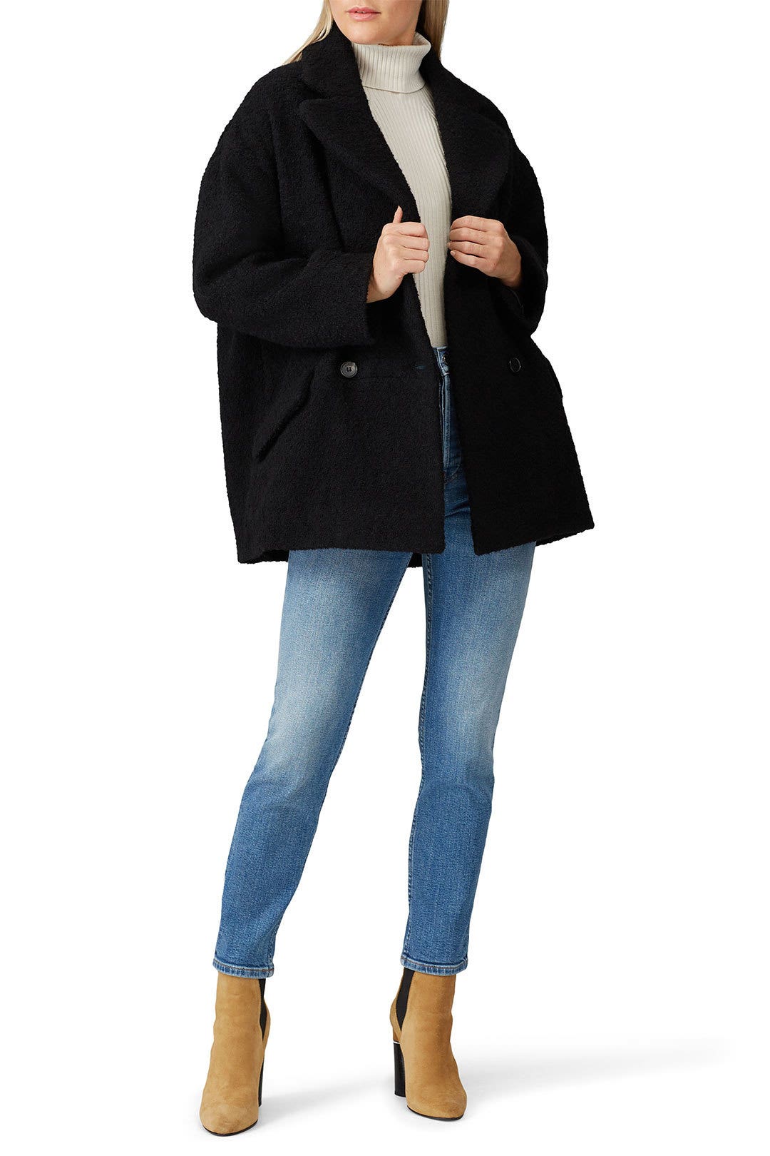 Manteau Gillie Pea Coat by ba&sh 0