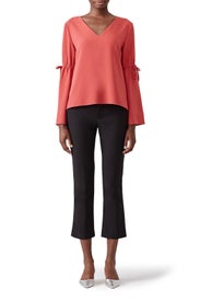 Red Ingrid Blouse by Cooper & Ella