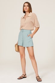 Green Refined Shorts by Club Monaco