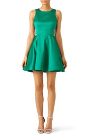 Emerald Cutout Dress by Cynthia Rowley
