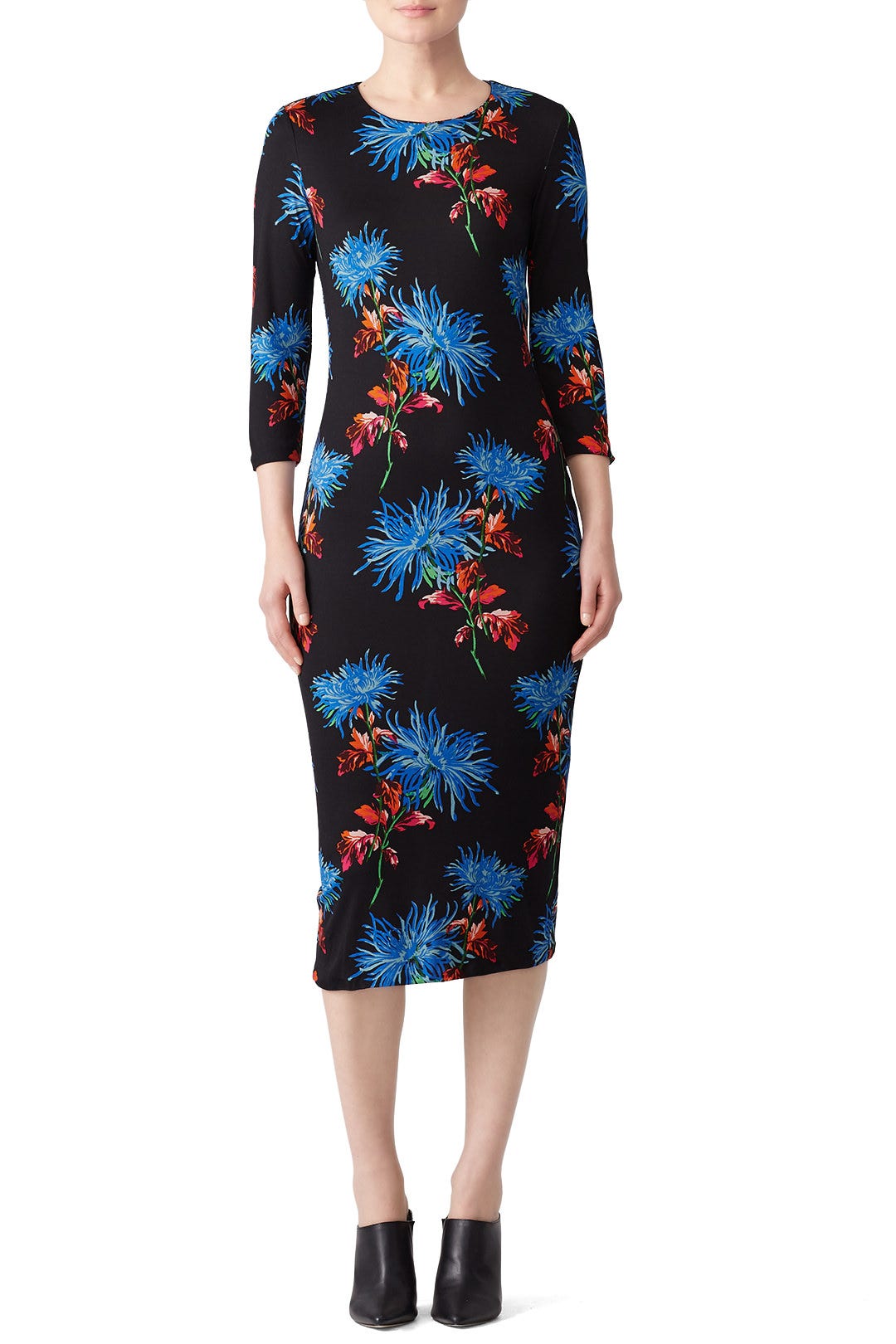 Hewes Black Saihana Dress by Diane von Furstenberg 0