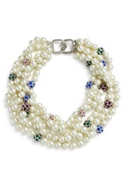 White Pearl Necklace by Kenneth Jay Lane