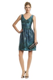 Hawaiian Palm Dress by Lela Rose