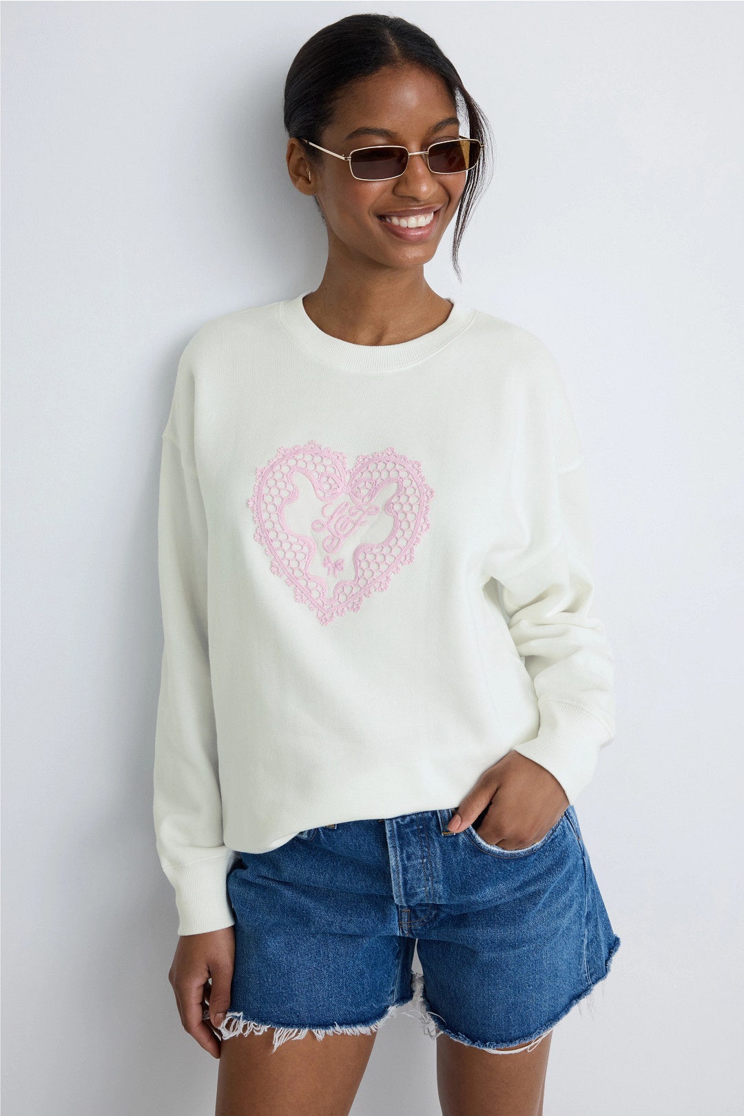 Palo Pullover Sweatshirt by LoveShackFancy 0