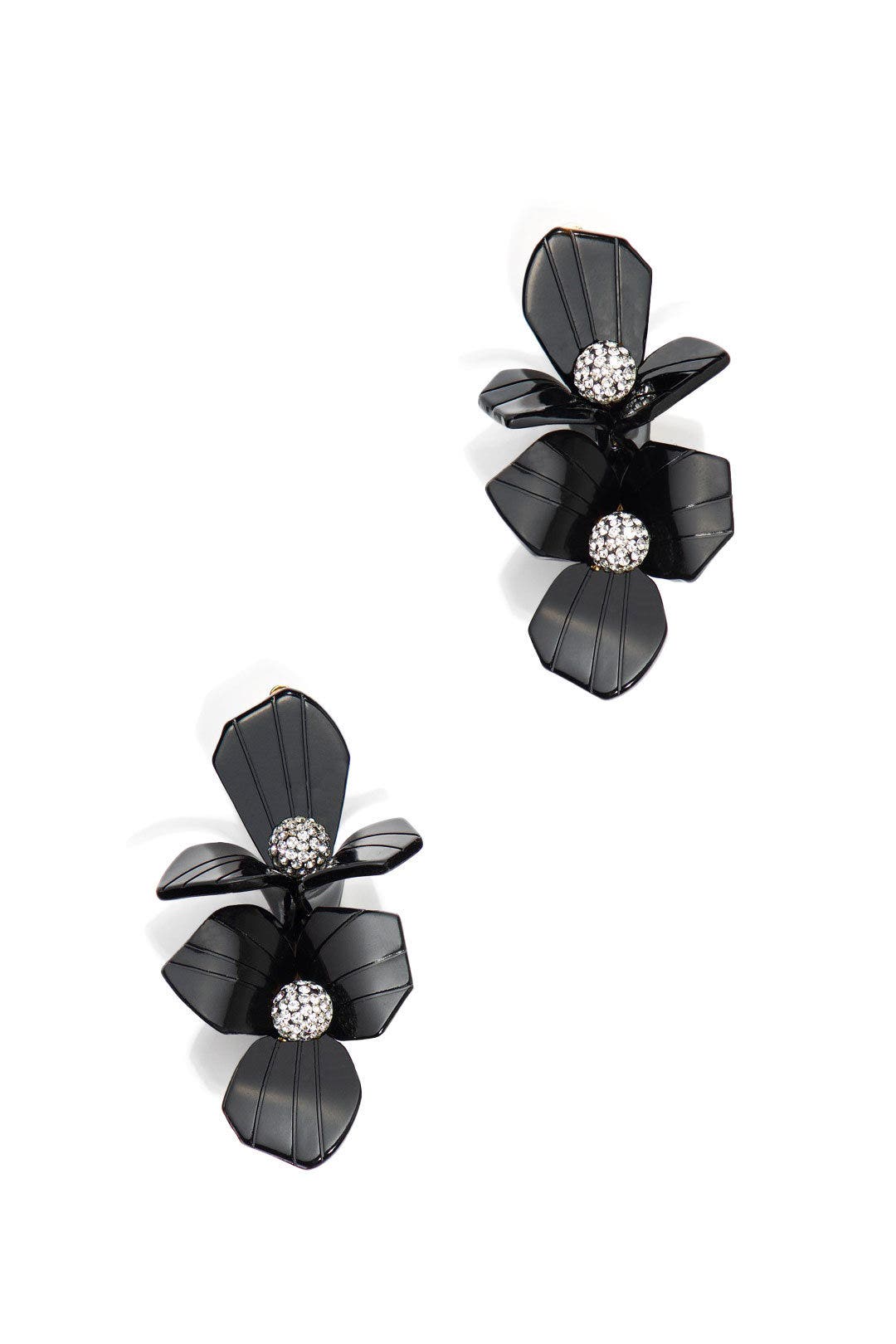Black Bouquet Earrings by Lele Sadoughi 1
