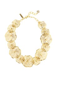 Coral Lace Necklace by Oscar de la Renta