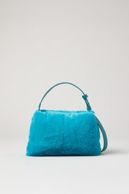 Blue Mini Puffin Bag by SIMONMILLER Accessories