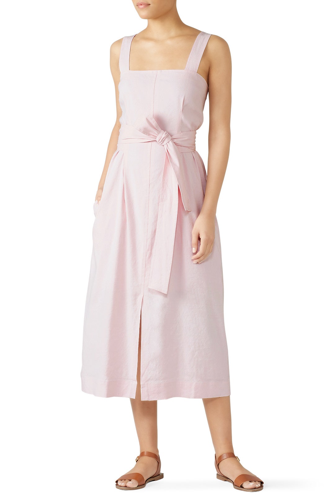 Pink Midi Dress by VINCE. 0