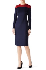 Colorblock Yoke Sheath by Waverly Grey