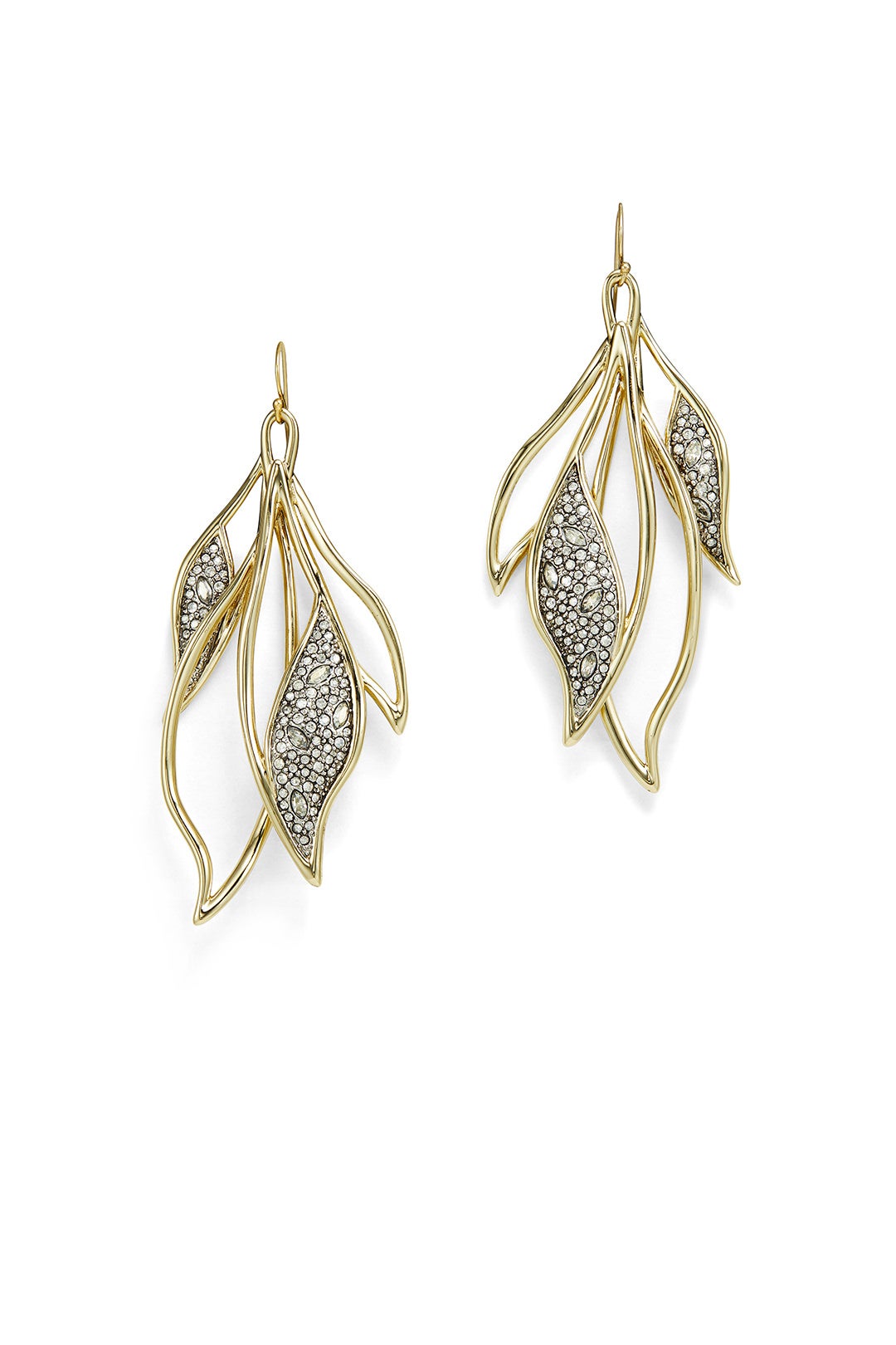 Feather Wire Earrings by Alexis Bittar